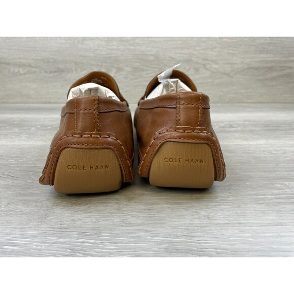 Cole Haan Wyatt Bit C35784 Men 9.5M Brown Leather Horsebit Driver MoccasinLoafer - Picture 3 of 10